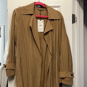 Zara trench light coat